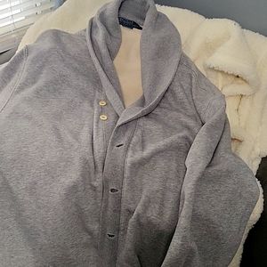Mens grey Polo sweater